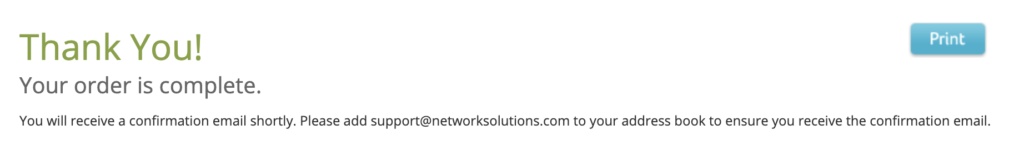 Thank You: Network Solutions